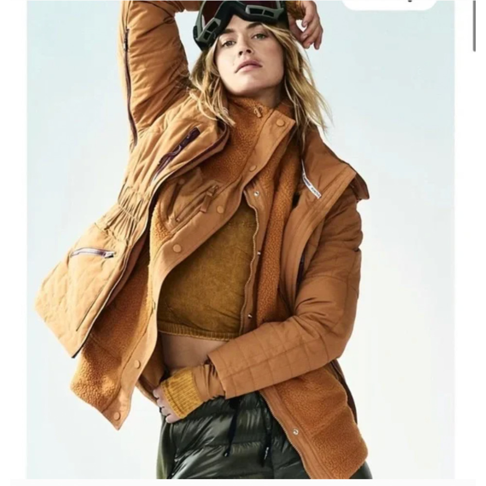 Free People All Prepped Ski Jacket Winter Coat XS NEW